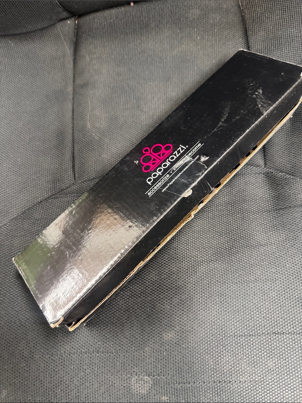 paparazzi Black Jewelry Box with Pink Logo